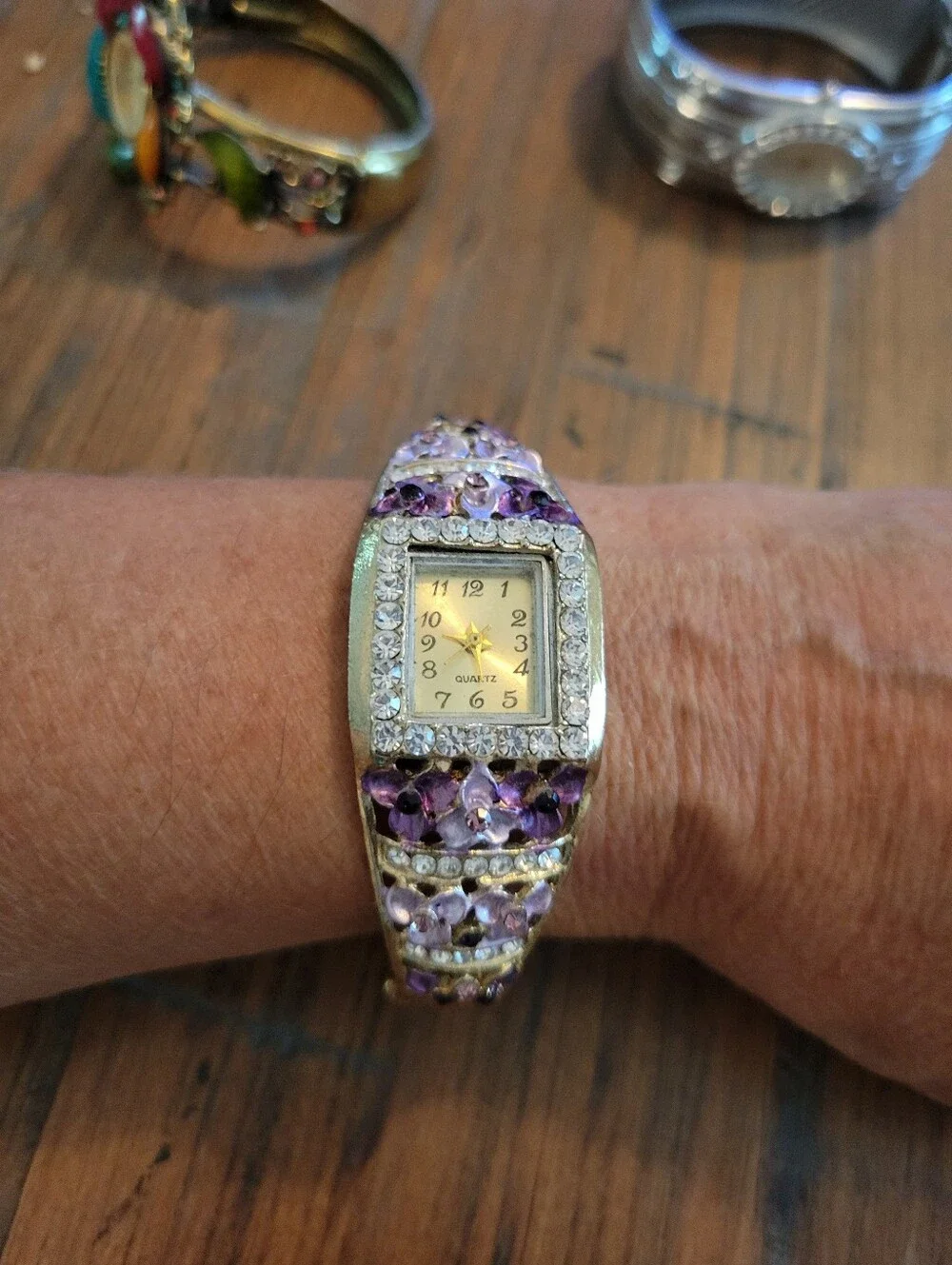 Women's Clamper Bracelet Watch Bundle